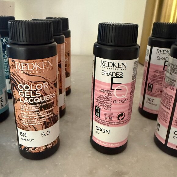 Lot of 10 Redken Shades EQ and Color Gels - Picture 3 of 4